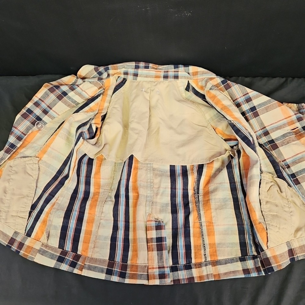 Charlotte Russe Plaid Peacoat Jacket Size S Women's Boho Casual Y2K - Picture 7 of 10